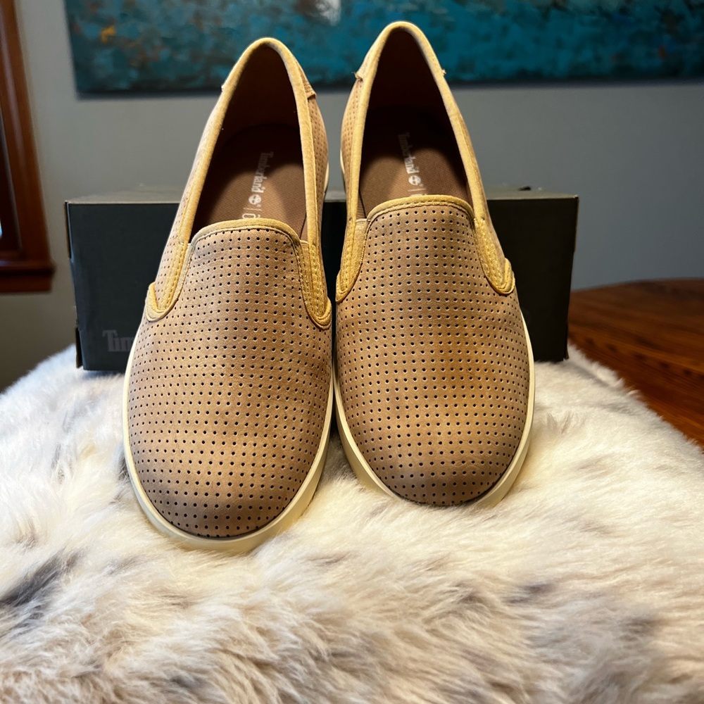 Women’s Timberland suede slip-ons -  Sz 9